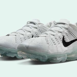 Nike Air Vapormax 2023 FK Men's Size 12-13 White Black Running Shoes DV1678-102